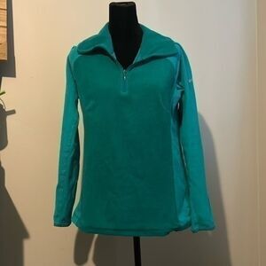 Columbia Woman’s Medium 3/4 zip sweater  A